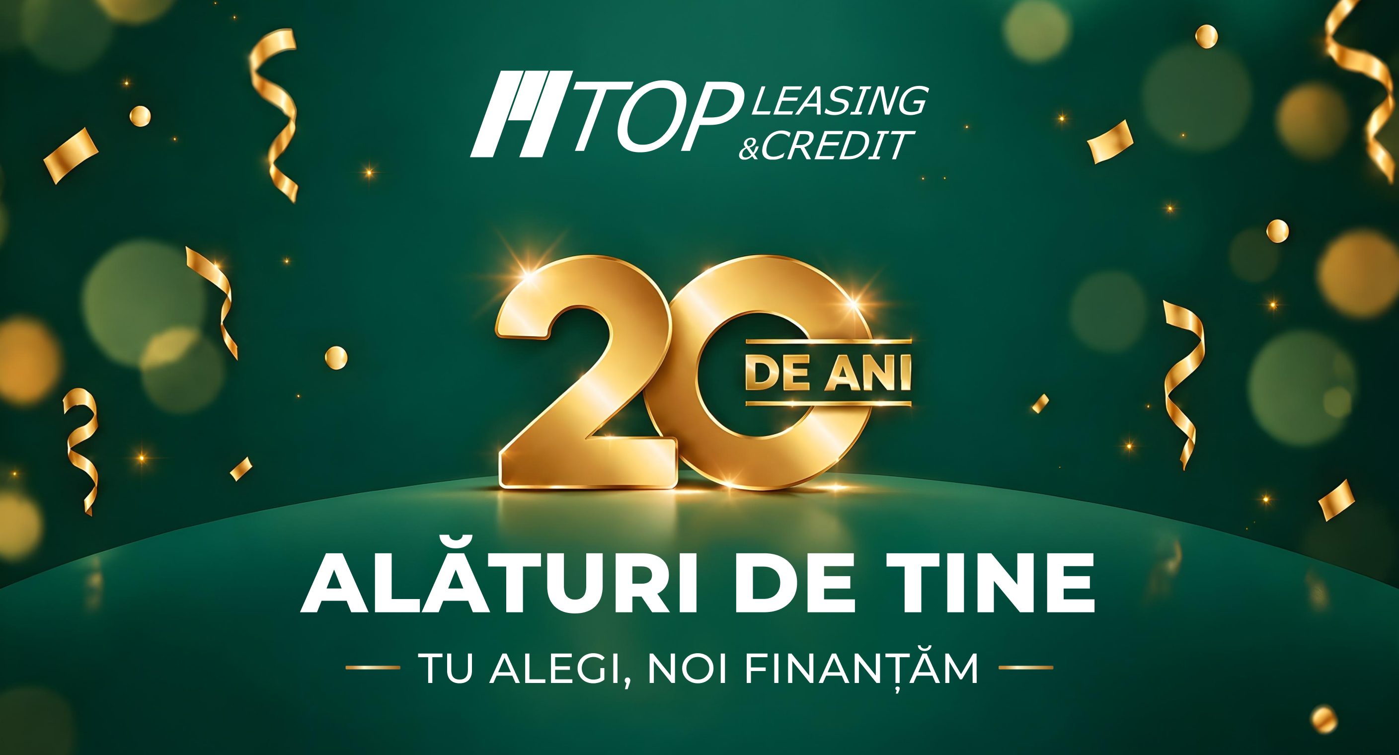 TOP LEASING & CREDIT — 20 de ani alături de tine. O poveste construită împreună